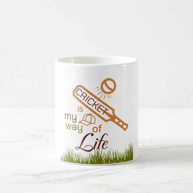 Caneca De Café Cricket is my way of life (Centro)