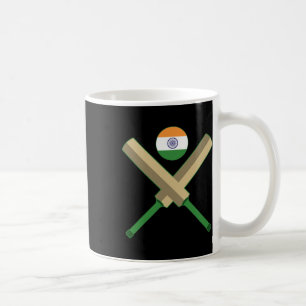 Caneca De Café Cricket T Críquete Ll Bandeira da Índia Críquete Í