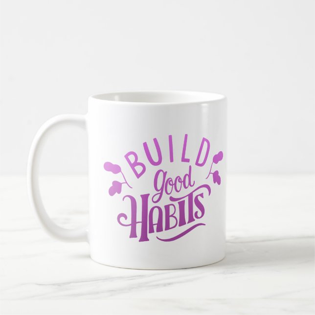 CANECA DE CAFÉ CRIE BONS HÁBITOS (Esquerda)