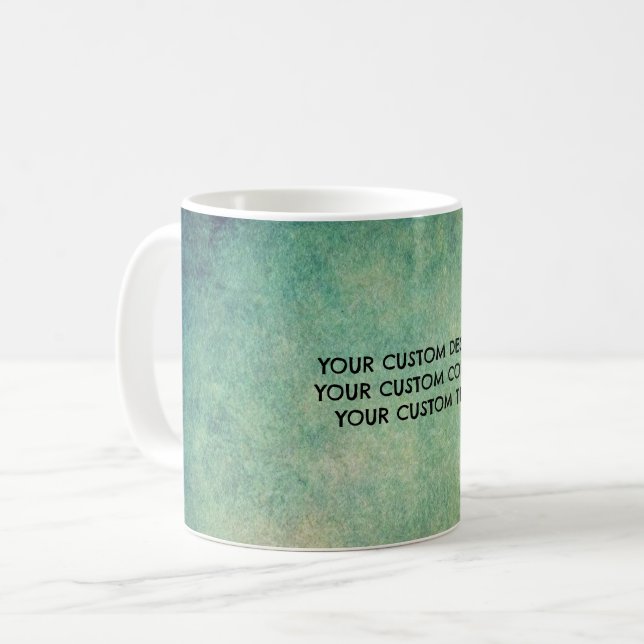 Caneca De Café Crie seu personalizado personalizado (Frente Esquerda)