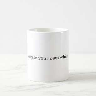 Caneca De Café crie seu próprio branco