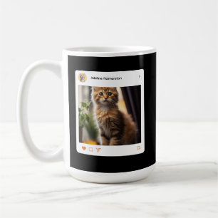 Caneca De Café Crie seu próprio caneco de café de 15oz com duas c