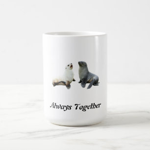 Caneca De Café Crie seu próprio foto e texto para casais