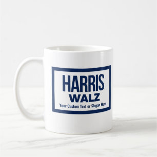 Caneca De Café Crie seu próprio Harris Walz 2024