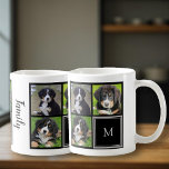Caneca De Café Crie seu próprio monograma de colagem de fotos da<br><div class="desc">Colagem personalizada de fotos e caneca de monograma Você pode adicionar suas próprias fotos mais bonitas e mudar o monograma e o roteiro da família. Você pode facilmente mudar as fotos, adicionar suas próprias fotos especiais. Bonito presente para a família, amigos, avós! Se precisar de ajuda, entre em contato comigo....</div>