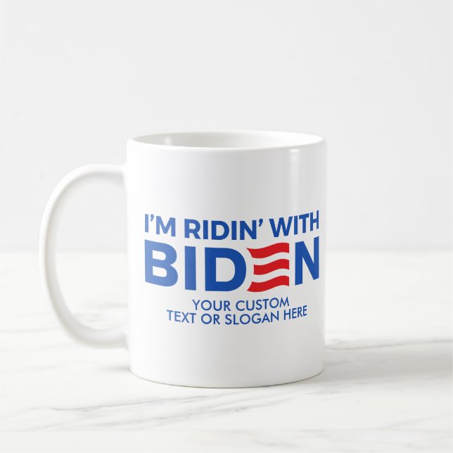 Caneca De Café Crie Seu Próprio Ridin' Com Biden (Esquerda)