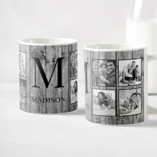 Caneca De Café Crie seu quartel-general russo de colagem de fotos