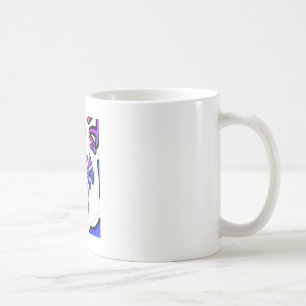 Caneca De Café Crie sua arte divertida dos Estados Unidos da Amér