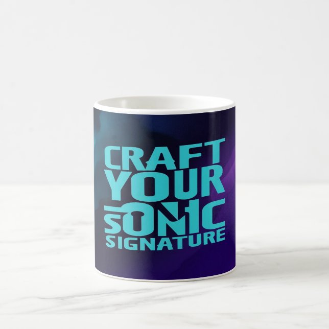 Caneca De Café Crie Sua Assinatura Sonora (Centro)