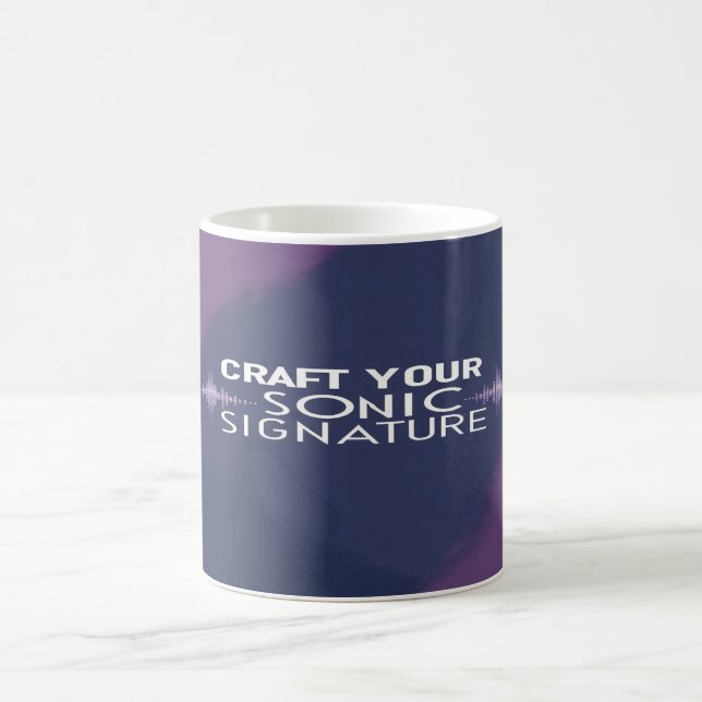 Caneca De Café Crie Sua Assinatura Sonora opção 2 (Centro)