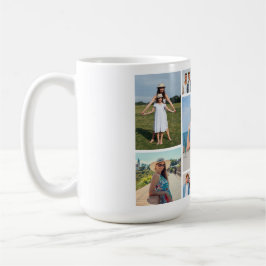 Caneca De Café Crie Sua Própria Colagem de 11 Fotos