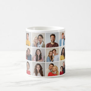 Caneca De Café Crie Sua Própria Colagem De Fotos 12