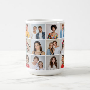 Caneca De Café Crie Sua Própria Colagem De Fotos 12