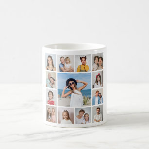 Caneca De Café Crie Sua Própria Colagem De Fotos 13