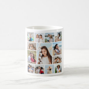 Caneca De Café Crie Sua Própria Colagem De Fotos 13
