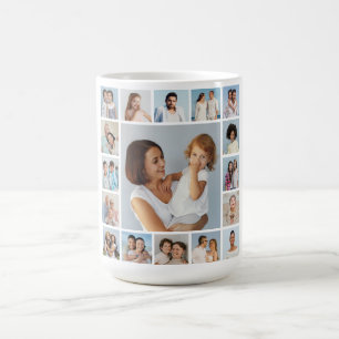 Caneca De Café Crie Sua Própria Colagem De Fotos 17