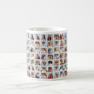 Caneca De Café Crie sua própria colagem de fotos 70