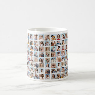 Caneca De Café Crie sua própria colagem de fotos 88