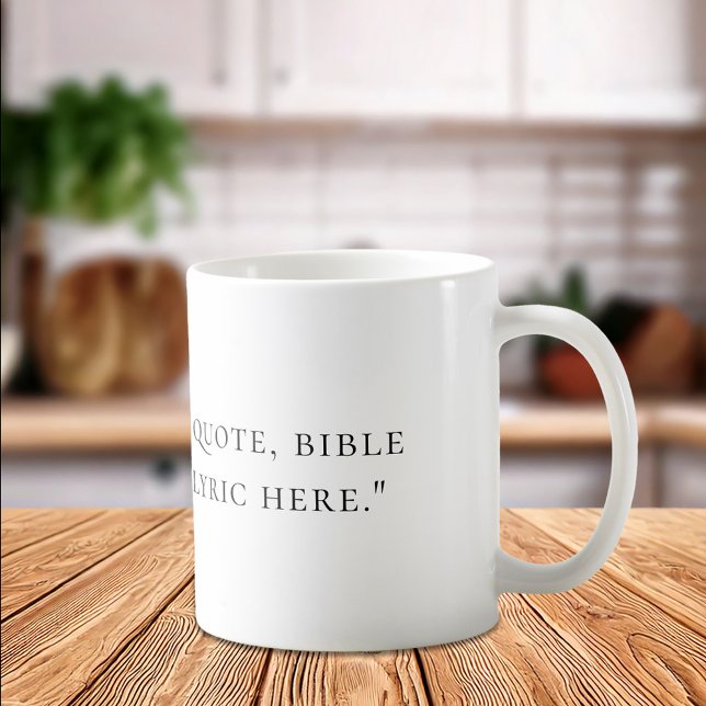 Caneca De Café Crie sua própria cotação (Criador carregado)
