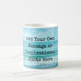 Caneca De Café Crie sua própria cotação motivacional