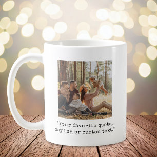 Caneca De Café Crie sua própria cotação personalizada de fotos