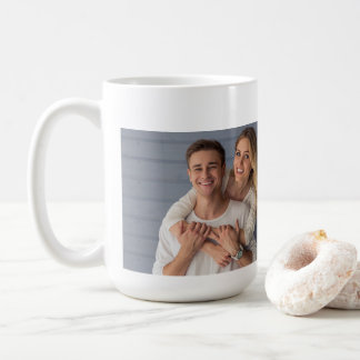 Caneca De Café Crie Sua Própria Foto de Casal Personalizada
