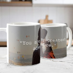 Caneca De Café Crie Sua Própria Foto De Cotação Personalizada<br><div class="desc">Crie sua própria caneca personalizada com uma de suas fotos favoritas. Basta adicionar sua imagem e texto personalizado em tipografia de estilo de máquina de escrever.</div>