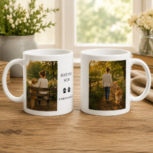 Caneca De Café Crie sua própria foto monogramada de Melhor mãe de
