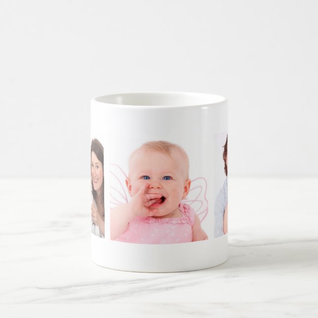 Caneca De Café Crie sua própria foto personalizada (Centro)