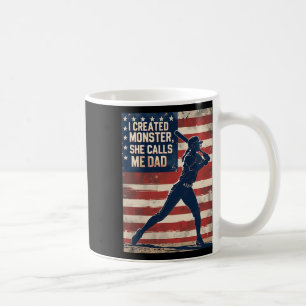 Caneca De Café Criei um Monstro Ela Me Chama de Pai Presente de P