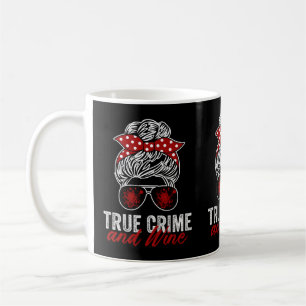 Caneca De Café Crime Verdadeiro E Vinho