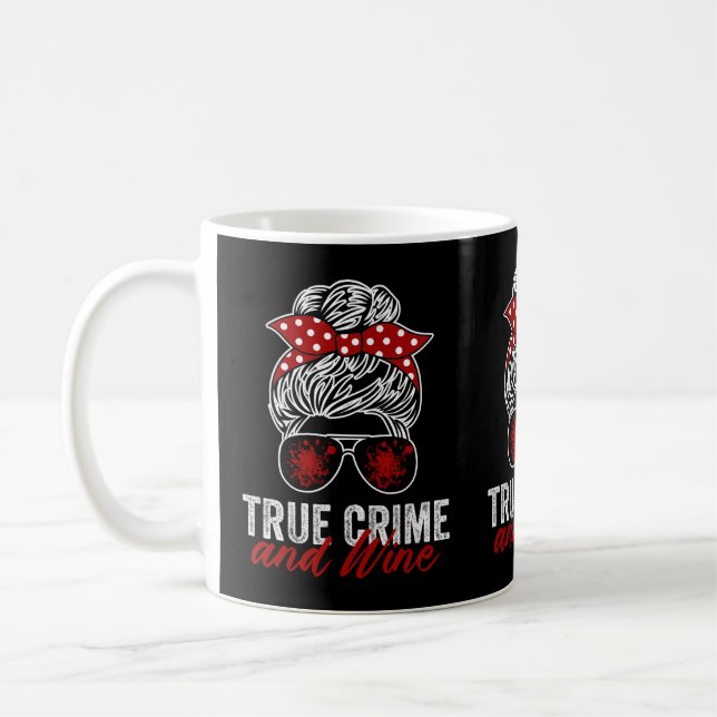 Caneca De Café Crime Verdadeiro E Vinho (Esquerda)