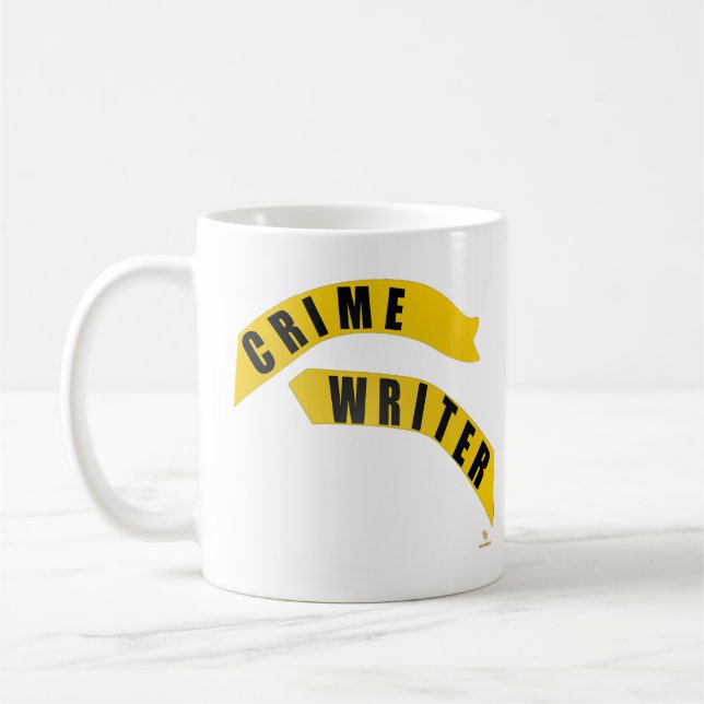 Caneca De Café Criminoso - Autor Genre Humor Art Design (Esquerda)