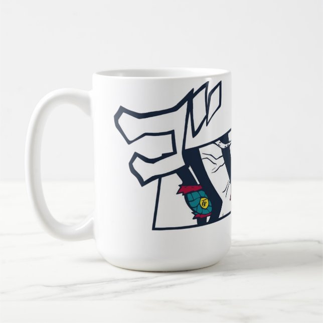 Caneca De Café ☕🔥Crimson Fist Café Mug (Esquerda)