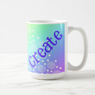 Caneca De Café Crio Gradiente Arco-Íris Coffee Mug