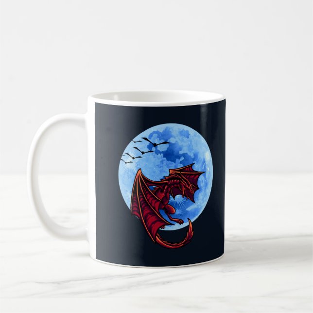 Caneca De Café Criptografia Sérvia Yi Qi Dragon (Esquerda)