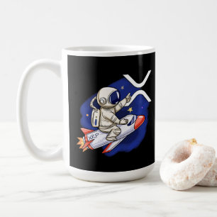 Caneca De Café Criptomoeda de réplica - Astronauta XRP