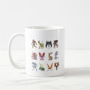 Caneca De Café Criptozoologia Criptide Criptozoologia