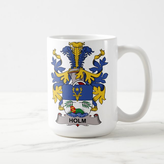 Caneca De Café Crista da família da pequena ilha (Direita)