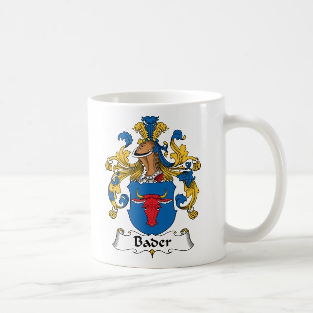 Caneca De Café Crista da família de Bader (Direita)