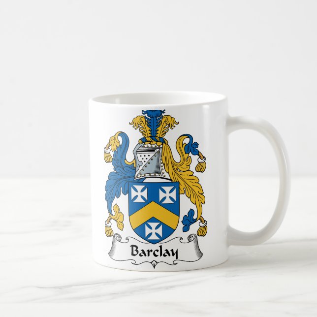 Caneca De Café Crista da família de Barclay (Direita)