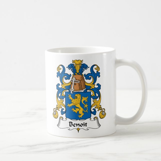 Caneca De Café Crista da família de Benoit (Direita)