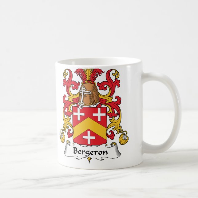 Caneca De Café Crista da família de Bergeron (Direita)