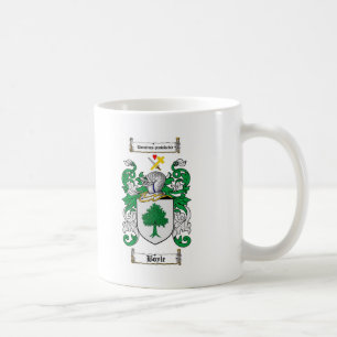 CANECA DE CAFÉ CRISTA DA FAMÍLIA DE BOYLE - BRASÃO DE BOYLE