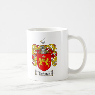 CANECA DE CAFÉ CRISTA DA FAMÍLIA DE BRENNAN - BRASÃO DE BRENNAN