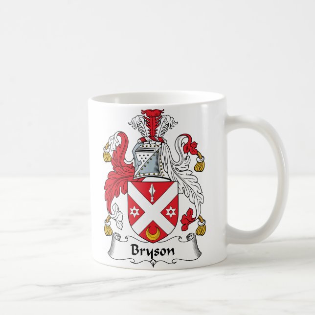 Caneca De Café Crista da família de Bryson (Direita)