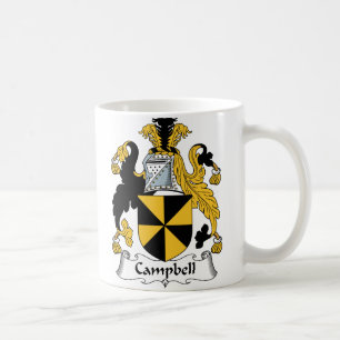 Caneca De Café Crista da família de Campbell