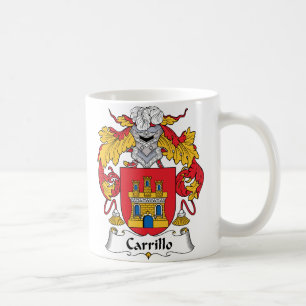 Caneca De Café Crista da família de Carrillo