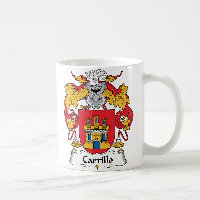Caneca De Café Crista da família de Carrillo (Direita)