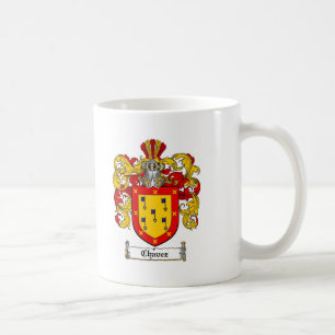 CANECA DE CAFÉ CRISTA DA FAMÍLIA DE CHAVEZ - BRASÃO DE CHAVEZ